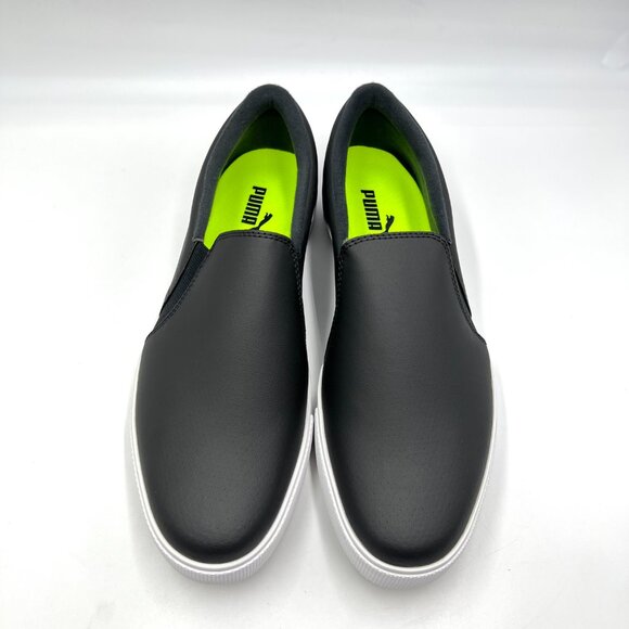 Puma Womens Size 11 Tustin Fusion Black White Spikeless Golf Shoes - Picture 3 of 14